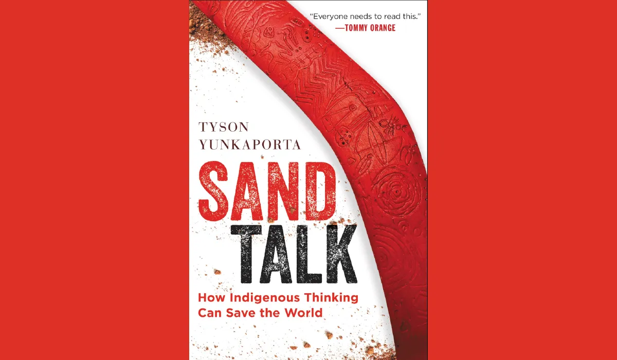 The cover of 'Sand Talk: How Indigenous Thinking Can Save the World'
